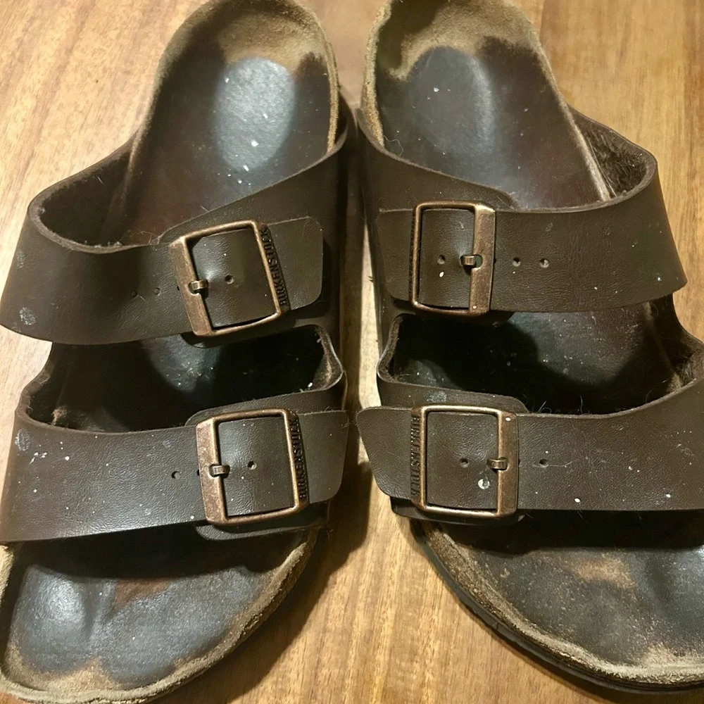Birkenstock original brown leather sandals - Picture 4 of 6